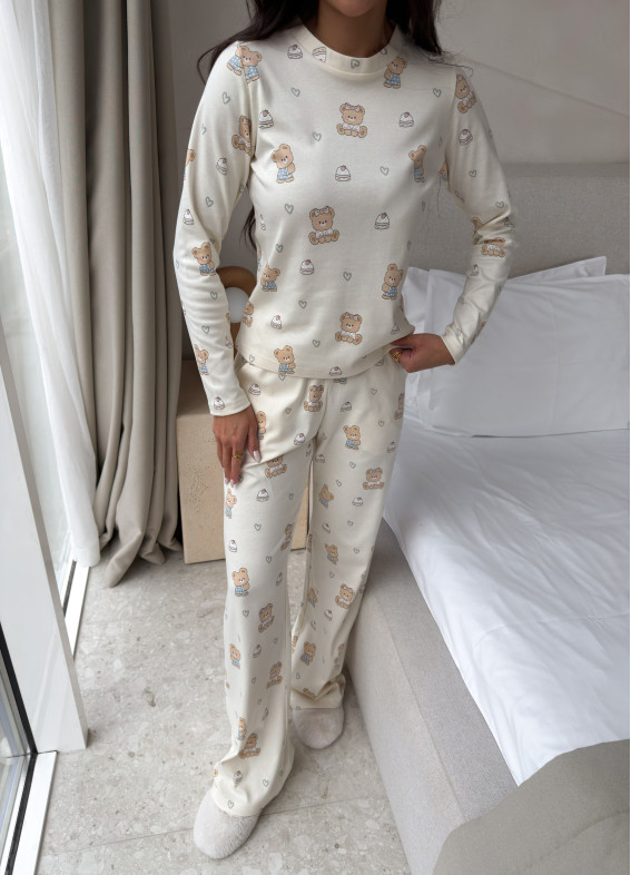 Лінсі, піжама, бежева00-00005136-k