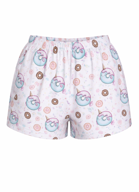 Пончик, шорти до піжами, білі00-00002859