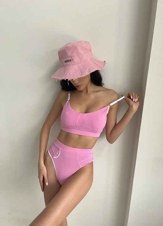 Джо без чашок, комплект, рожевий00-00004315-k