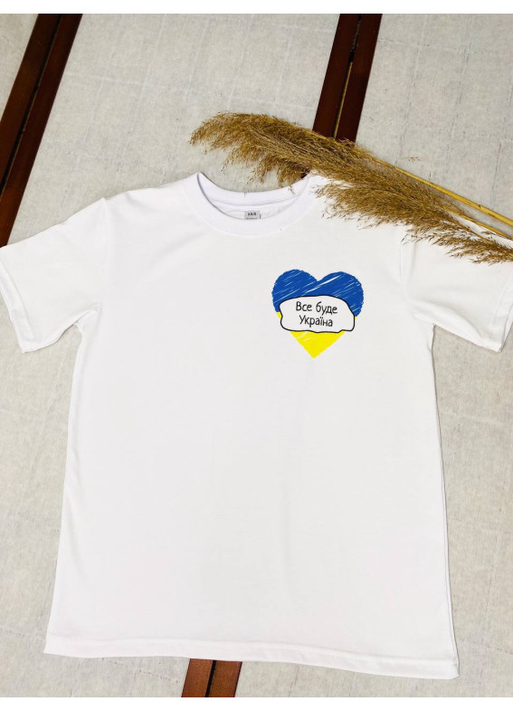 Україна-1, футболка жіноча, біла00-00003180
