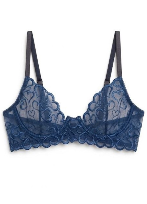 Еда, бюстгальтер, синий00-00004426