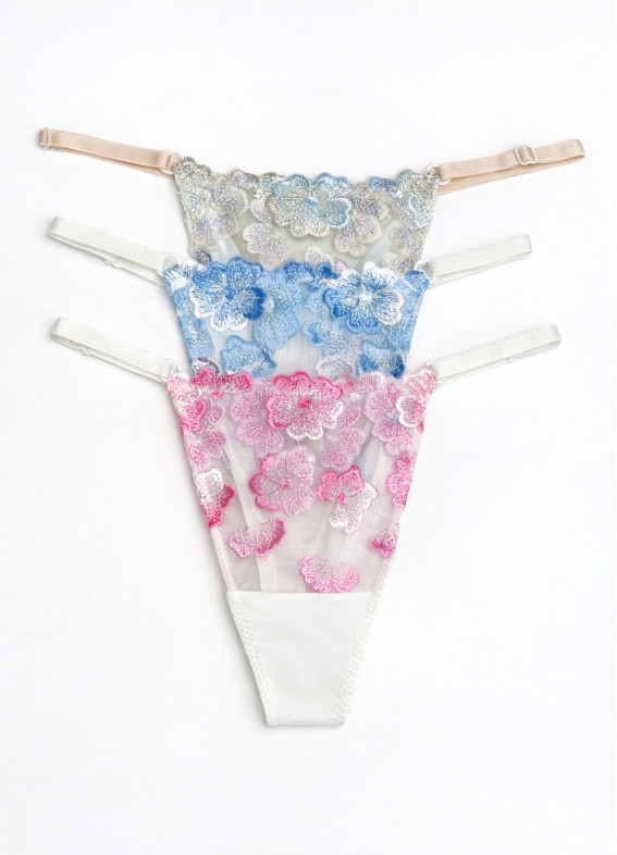 Гламур, набір трусів 3 шт, різнокольоровий00-00004808