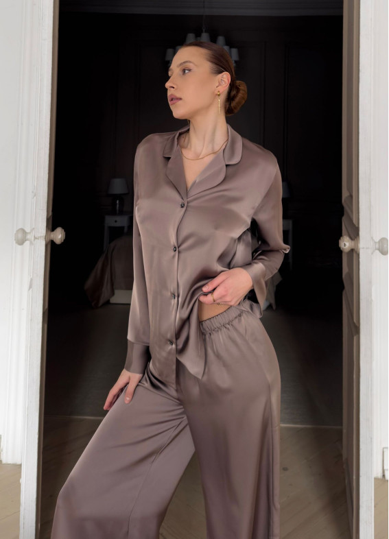 Жанет, піжама, коричнева00-00004846-k