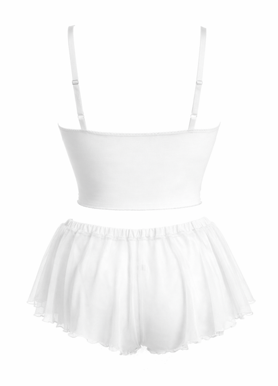 Пайпер, піжама, біла00-00004895-k