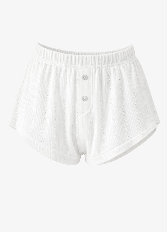 Верона, шорти з низькою посадкою, молочні00-00004905