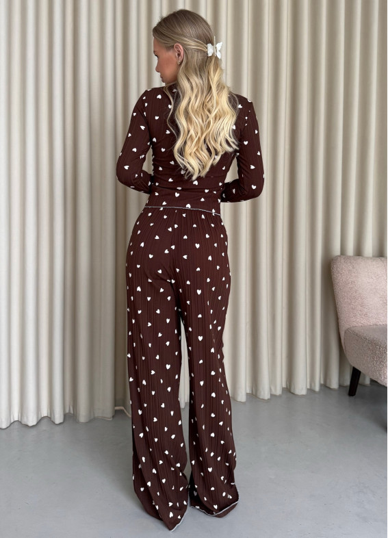 Далія, піжама, коричнева00-00005131-k