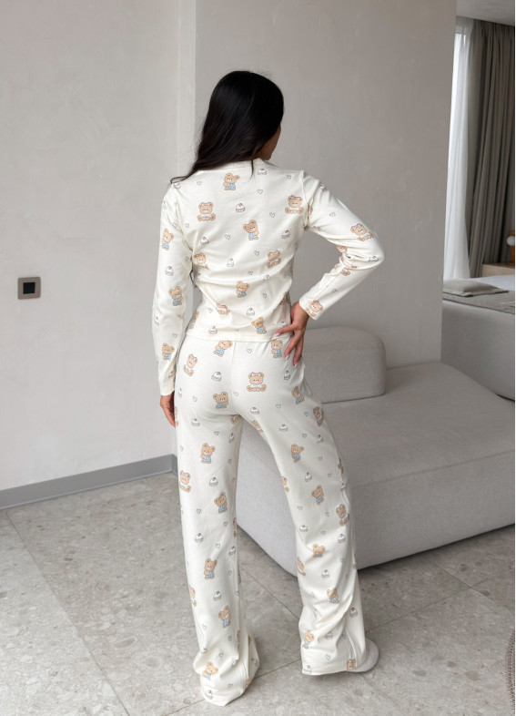 Лінсі, піжама, бежева00-00005136-k