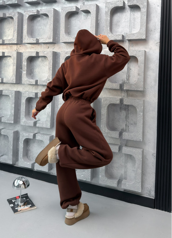 Аеліта на флісі, костюм, коричневий00-00005156-k