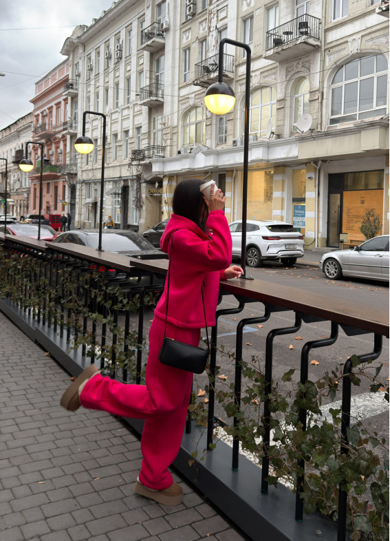 Аеліта на флісі, костюм, рожевий00-00005156-k