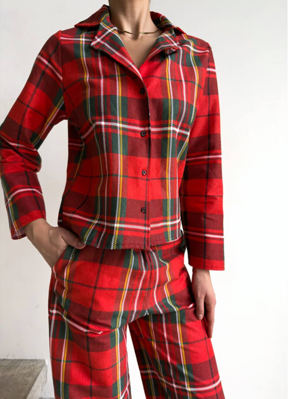 Тільда, піжама, червона00-00005168-k