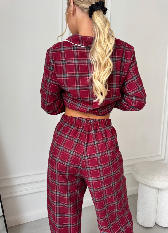 Аміра, піжама, бордова00-00005344-k