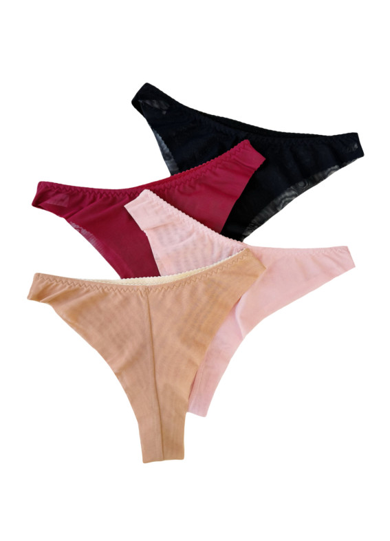 Алетта, набір трусиків 4 шт., різнокольорі00-00005347