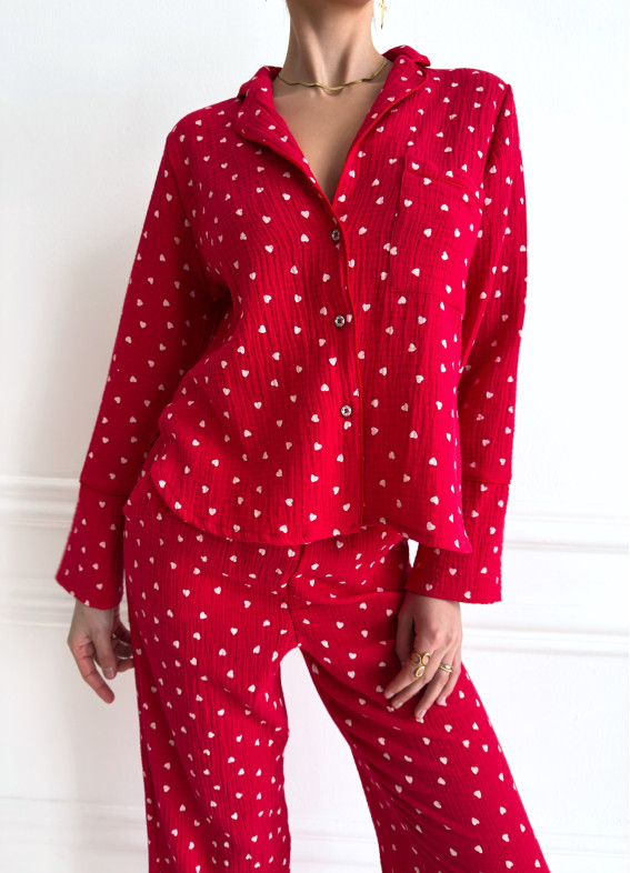 Поллі, піжама, червона00-00005390-k