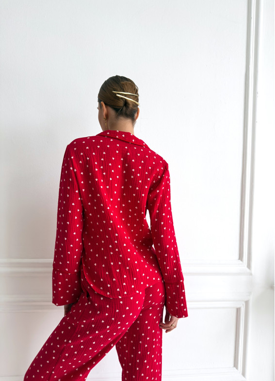 Поллі, піжама, червона00-00005390-k