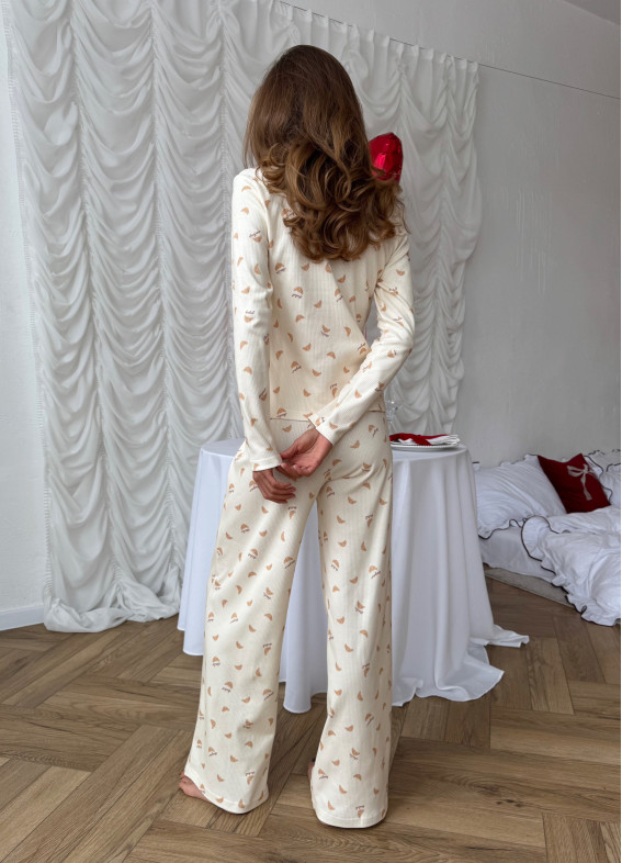 Аманді, піжама, бежева00-00005398-k