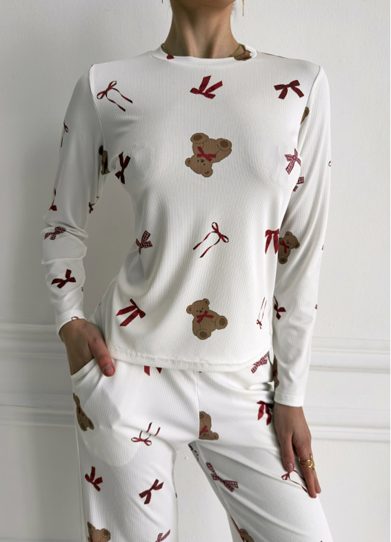 Барні, піжама, біла00-00005462-k