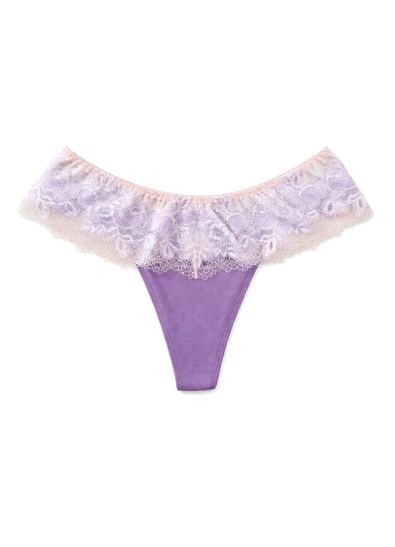 Шафран, трусики стрінги, бузкові00-00005537