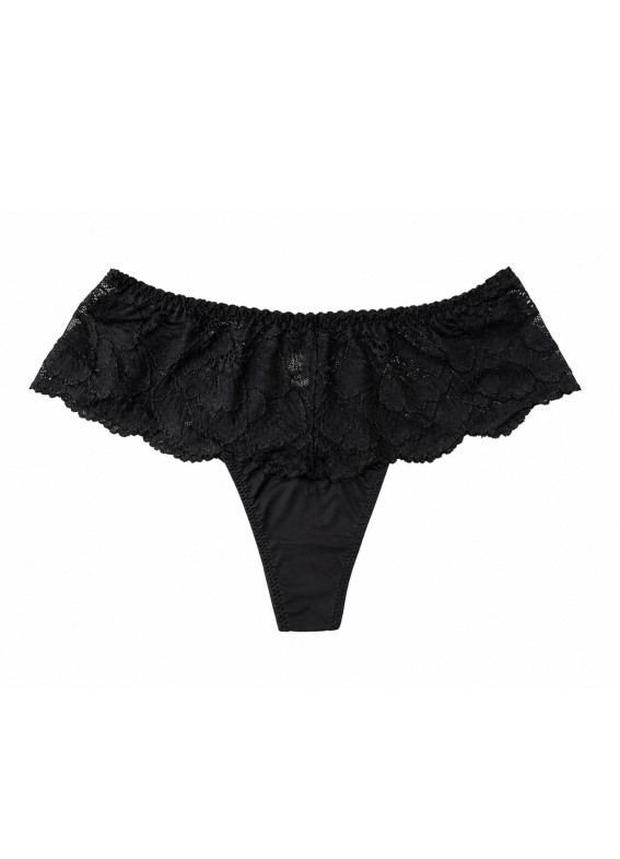 Теа, трусики стрінги, чорні00-00005547
