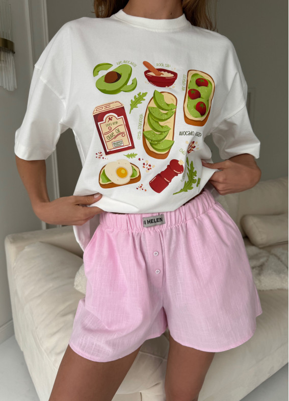 Avokado tost, піжама, різнокольорова00-00005553-k