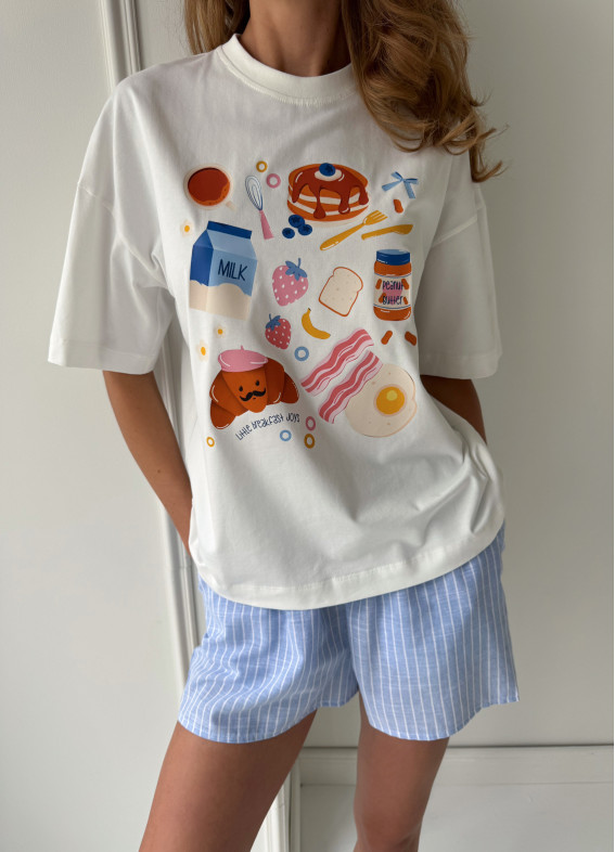 Breakfast joys, піжама, різнокольорова00-00005559-k