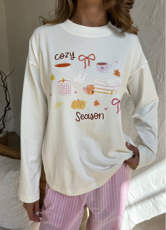 Cozy season, пижама, разноцветная00-00005736-k