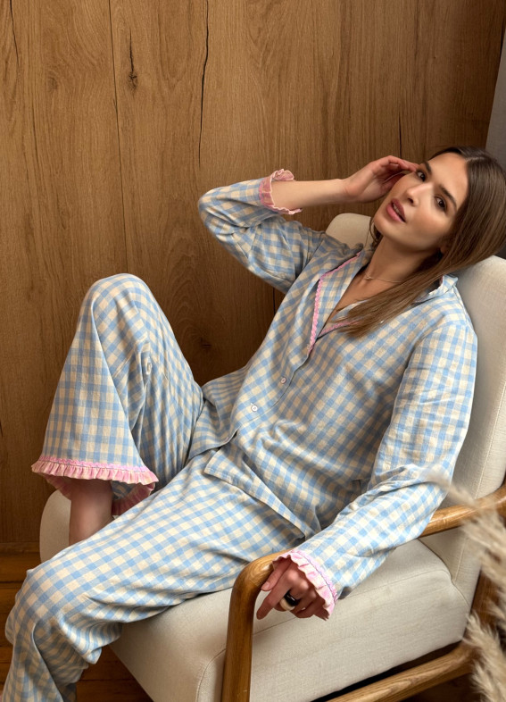 Фрейя, піжама, блакитна00-00004444-k