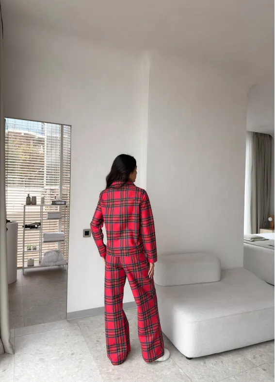 Фібі клітинка, піжама, червона00-00003029-k