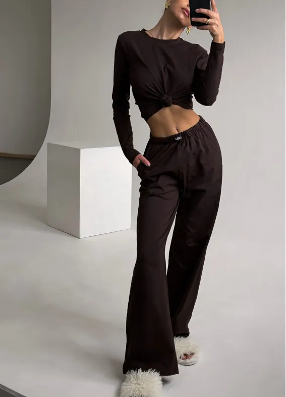 Саманта, піжама, коричнева00-00004820-k