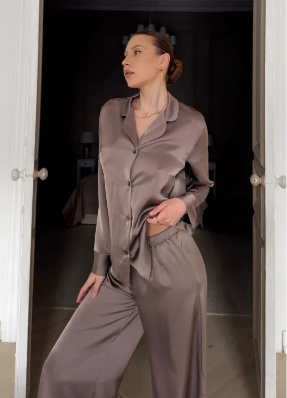 Жанет, піжама, коричнева00-00004846-k