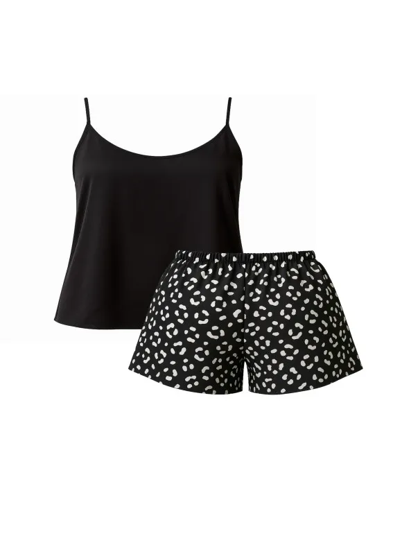 Беладонна, піжама, чорна00-00004974-k