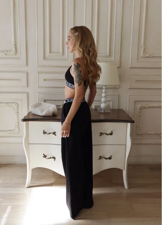 Леона, піжама, чорна00-00005080-k