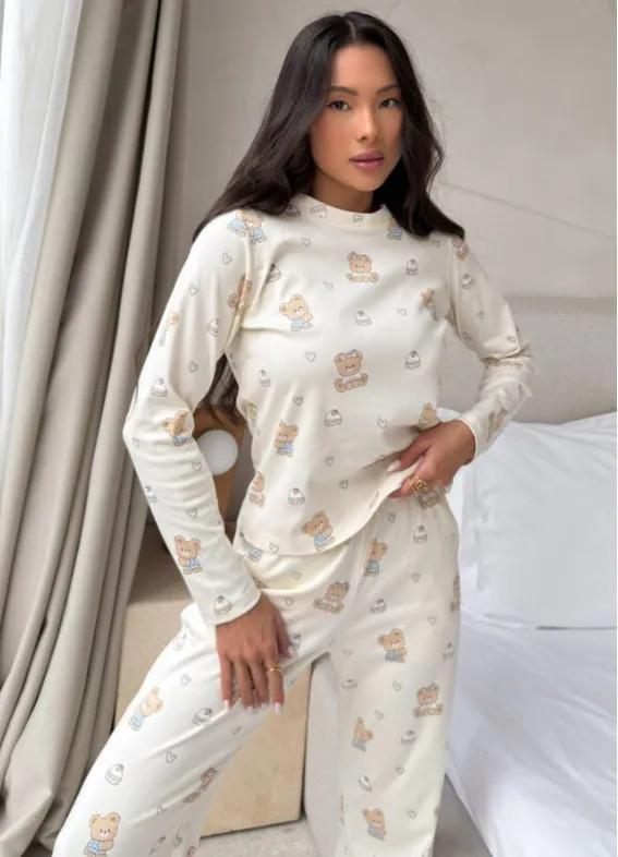 Лінсі, піжама, бежева00-00005136-k