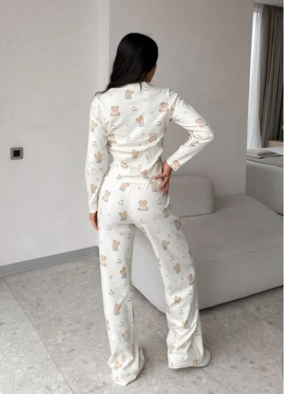 Лінсі, піжама, бежева00-00005136-k