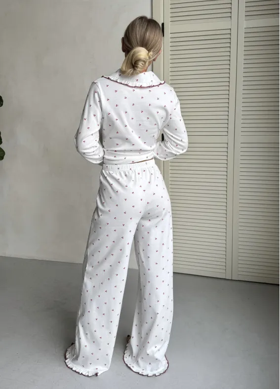 Селеста, піжама, біла00-00005310-k