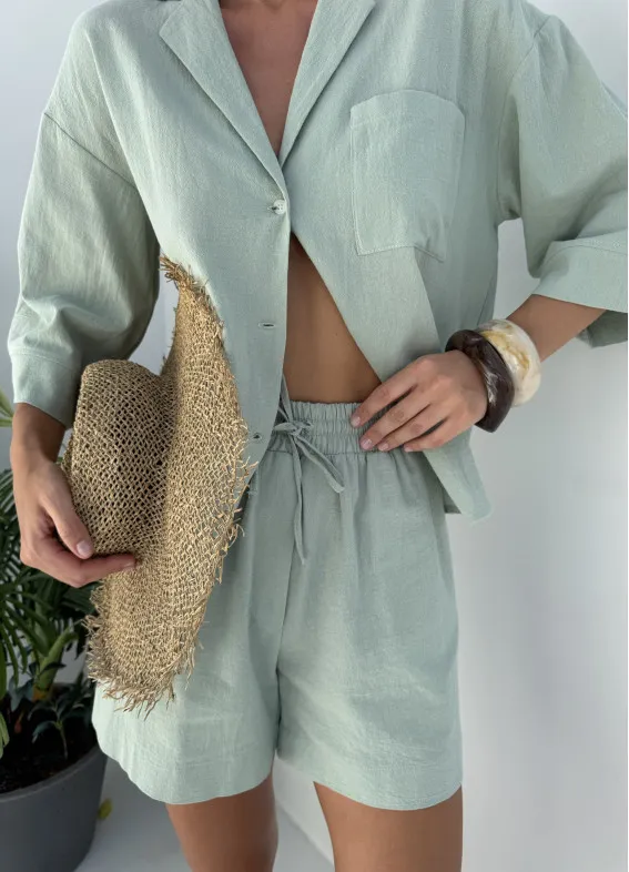 Милагрос, костюм, оливковый00-00005683-k